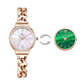 Rose Gold Natural Gemstone Inspiration Watch with the 2nd Watch Dial