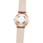 Classic Michelle / Hot Cocoa / Snow White / Rose Gold / 36mm / Women Bracelet Watch