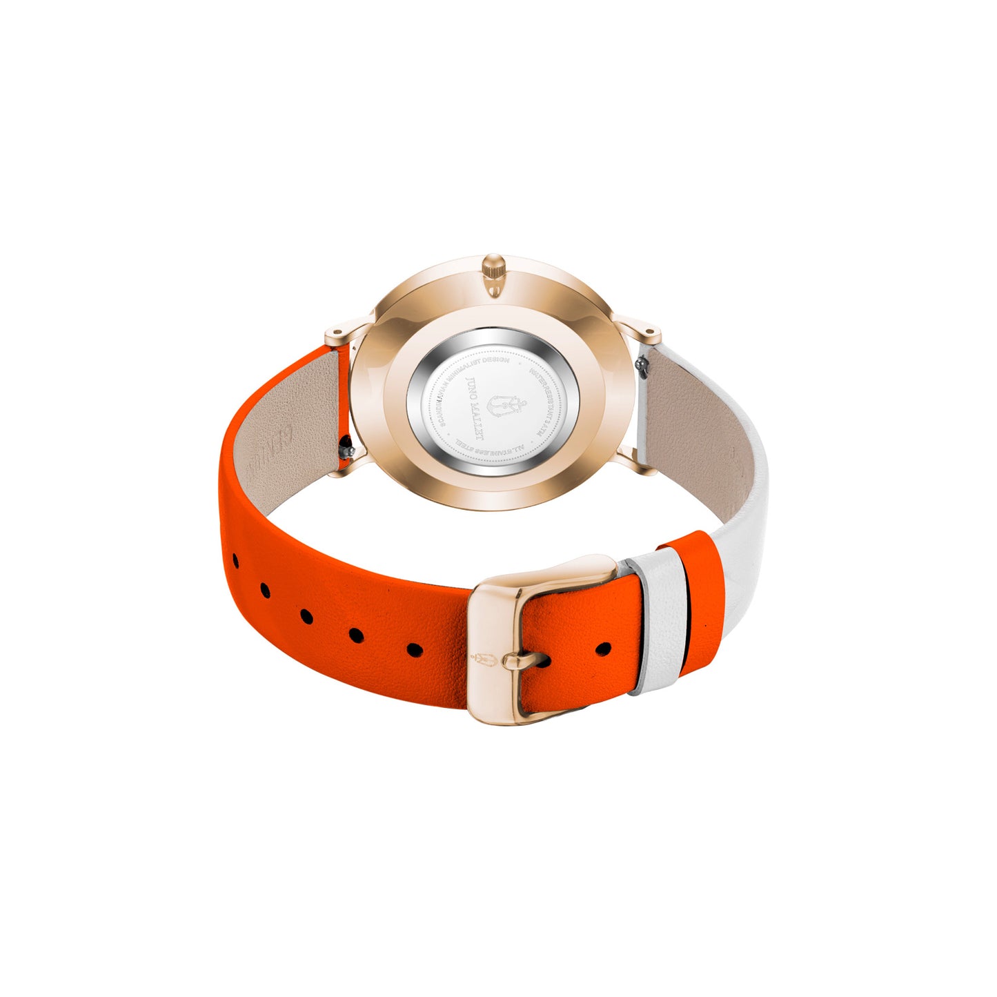 CLASH / Deep Carrot Orange / White / 36mm / Women Bracelet Watch