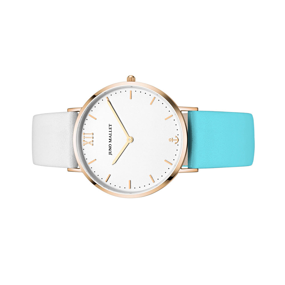 CLASH / Tiffany Blue / White / 36mm / Women Bracelet Watch